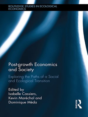 cover image of Post-growth Economics and Society